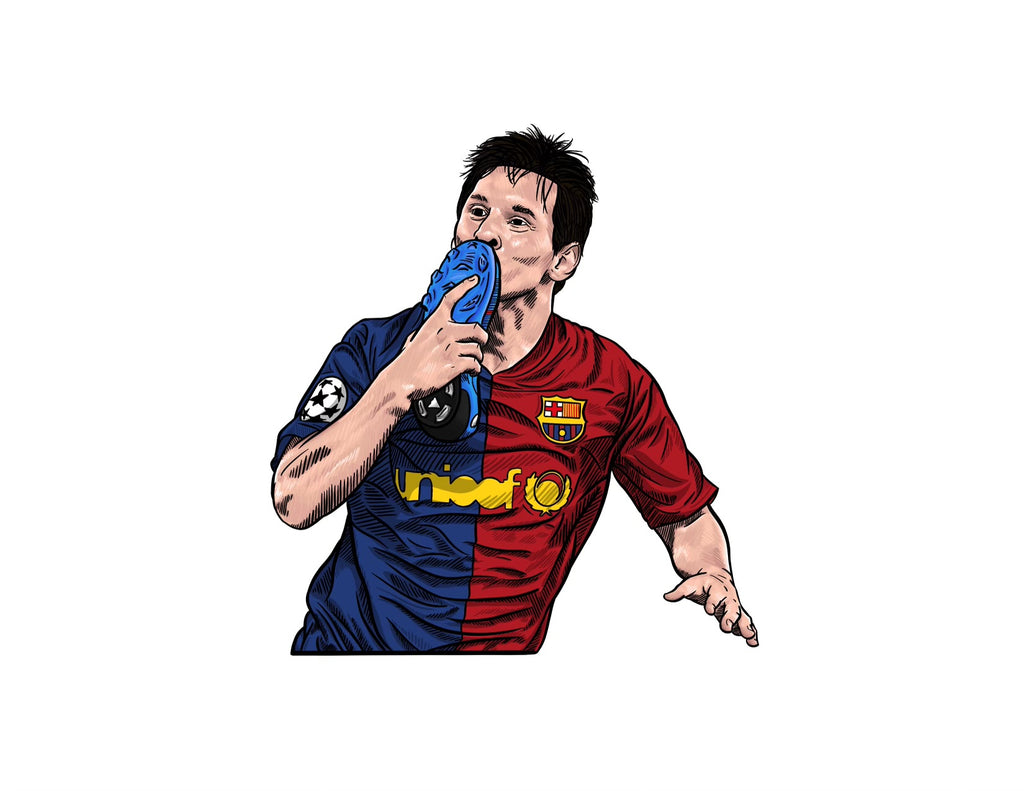 Lionel Messi FC Barcelona 08/09 UCL Final Air Freshener