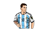 Load image into Gallery viewer, Lionel Messi Qatar 2022 FIFA World Cup Argentina Air Freshener
