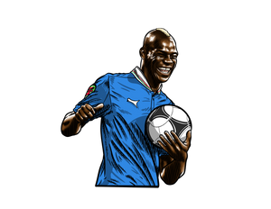 Mario Balotelli Italy Euro 2012 Air Freshener
