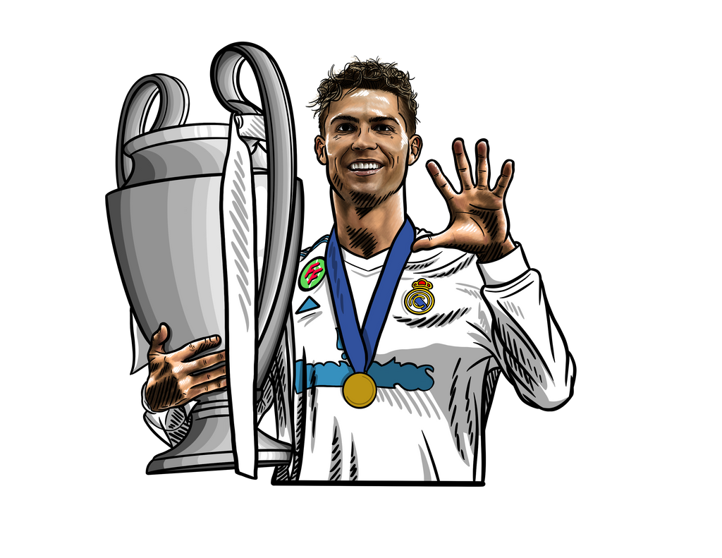 Cristiano Ronaldo Champions League Real Madrid Air Freshener