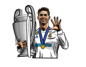 Cristiano Ronaldo Champions League Real Madrid Air Freshener