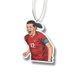 Load image into Gallery viewer, Christine Sinclair Canada Air Freshener
