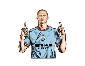 Erling Haaland Manchester City Car Freshener