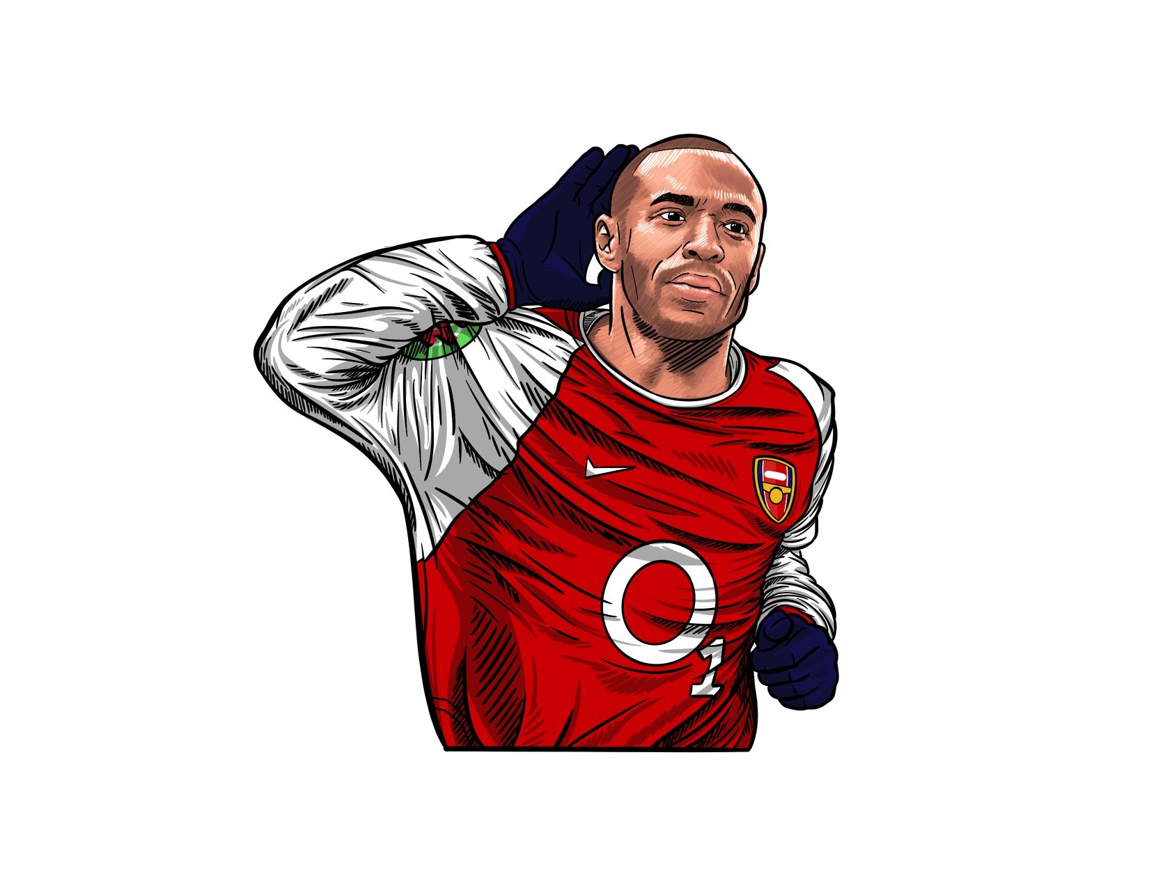Thierry Henry Arsenal FC Air Freshener