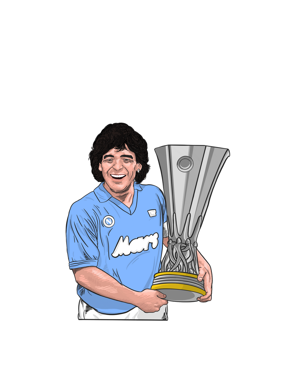 Diego Maradona Napoli Air Freshener