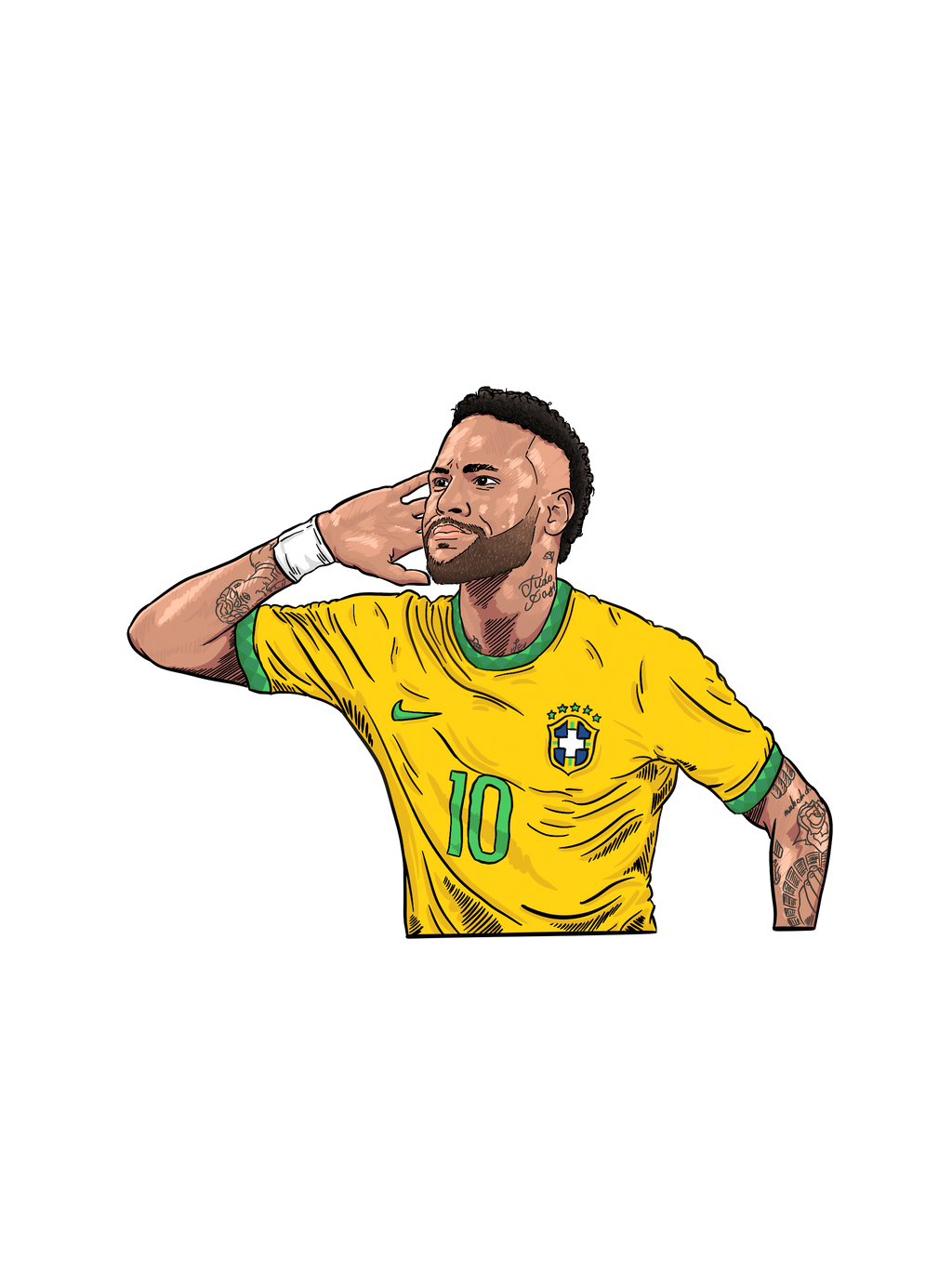 Neymar Jr Brazil Copa America Air Freshener