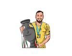 Load image into Gallery viewer, Gianluigi Donnarumma Italia EURO 2020 Air Freshener
