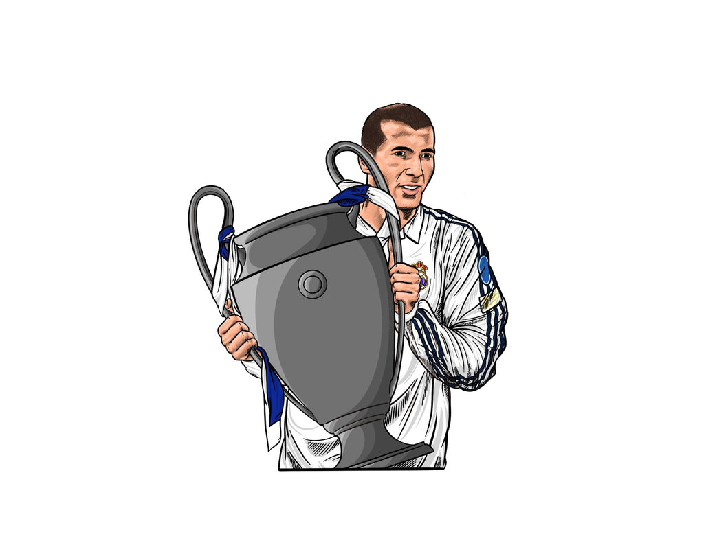 Zinedine Zidane Real Madrid Air Freshener